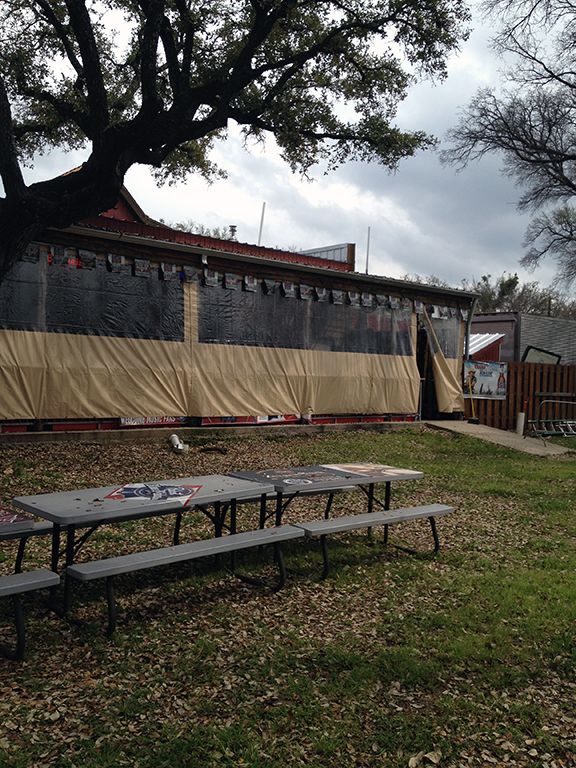 Outdoor seating area